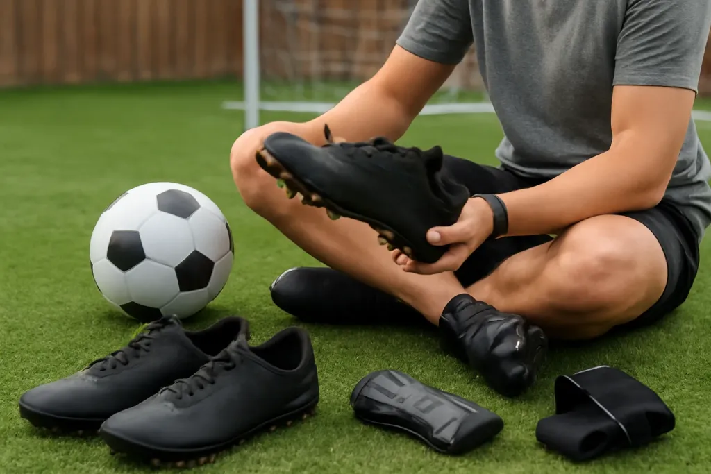A second photo showing a related step or detail for turf shoes vs cleats youth soccer